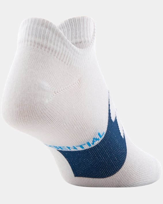 Women's UA Essential No Show – 6-Pack Socks, Blue, pdpMainDesktop image number 18